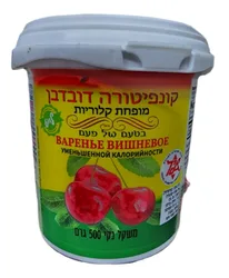 קונפיטורה דובדבן מופחת קלוריות(בלי תוספת סוכר),500 גר