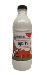 חלב דל לקטוז ללא סוכר 1 ליטר Ряженка
