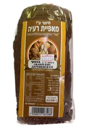 לחם שיפון מחמצת טבעית ללא סוכר כפרי כ-630 גר