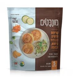 קציצות עדשים כתומות, קישו ובטטה 225 גר